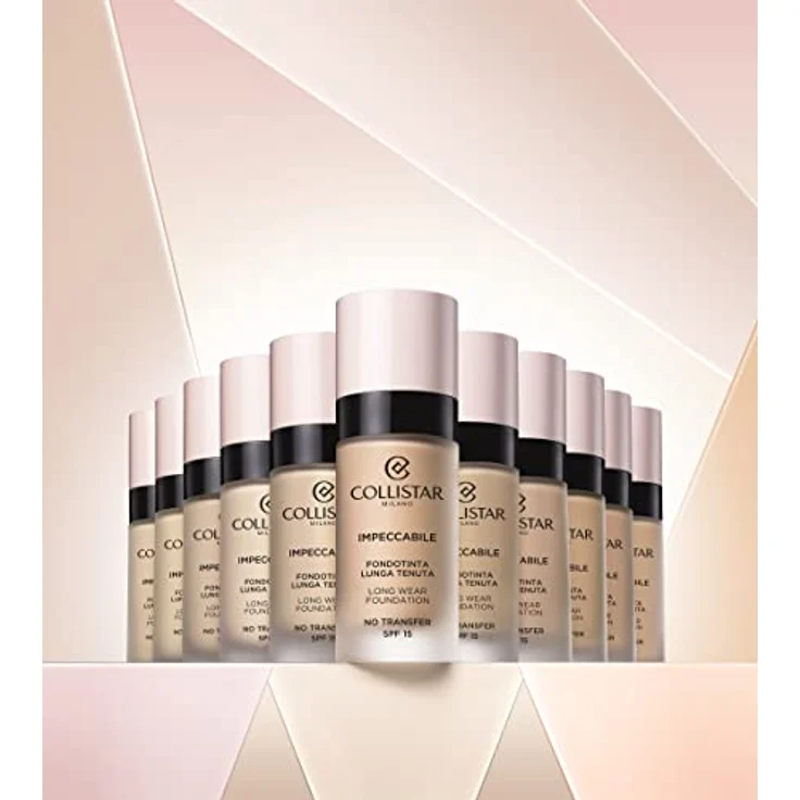 Collistar Unvermeidliche Foundation, lange haltbar, kein Transfer, SPF 15, sofortige Feuchtigkeit und bis zu 120 Stunden, natürliches mattes Finish, zweite Hautoptik, modulierbare Deckkraft, 30 ml – Bild 4