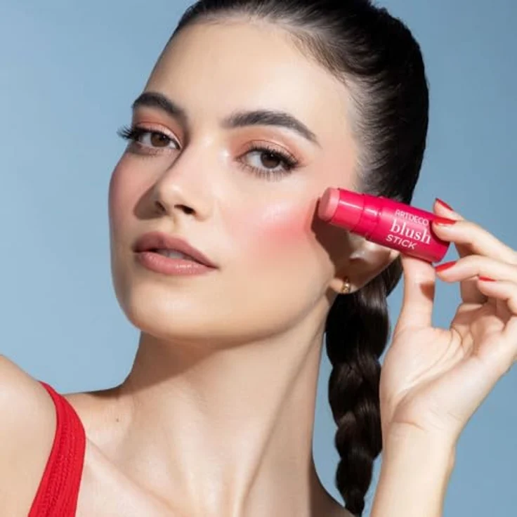 ARTDECO Blush Stick, Creme-Rouge für natürliche frische Wangenfarbe, Handtaschenformat, 4,5 g – Bild 3