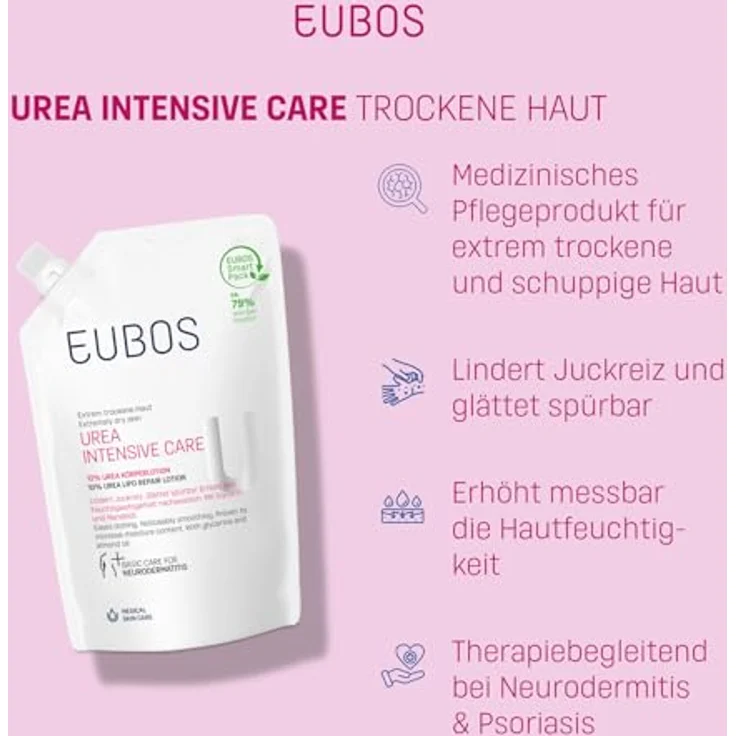 Eubos Eubos Trockene Haut Urea 10% Körperlotion Bodylotion 400 ml – Bild 4