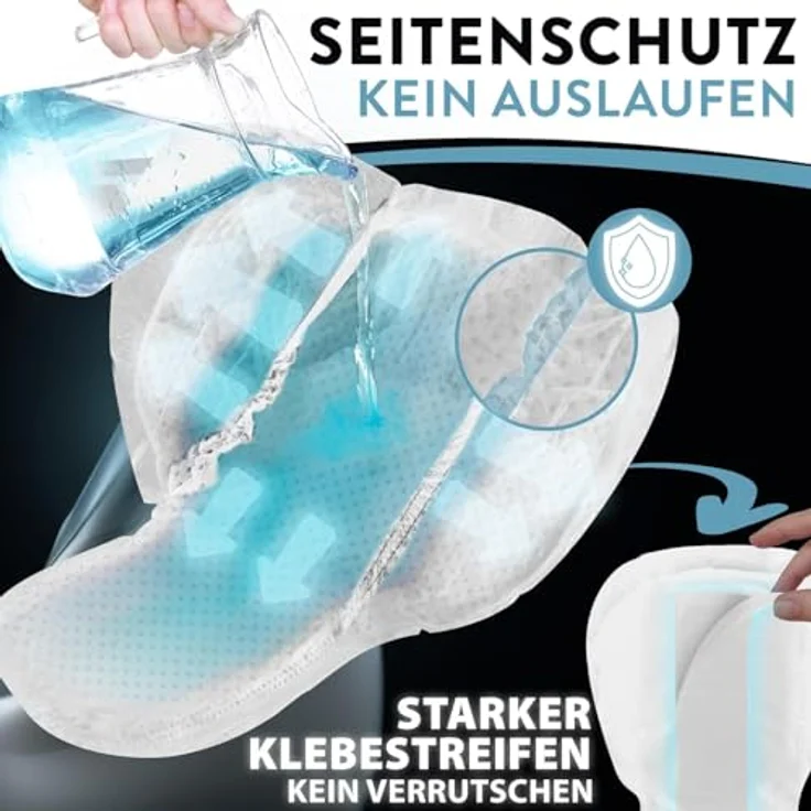 Harmony Care® Inkontinenzeinlagen für Männer, SUPER saugstark, 470 ml Absorption, anatomische Passform, 240 Stück – Bild 3