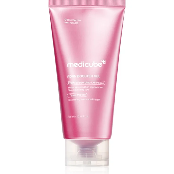 Medicube PDRN Booster Gel, Feuchtigkeitsgel für klare und glatte Haut, 300 ml, regenerierend und feuchtigkeitsspendend