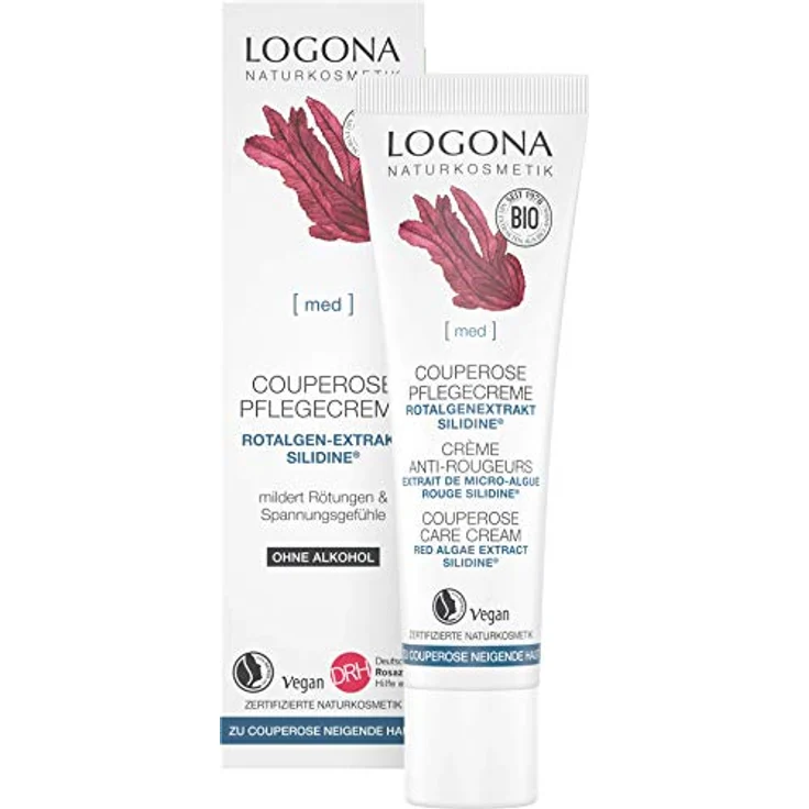 Logona Gesichtspflege Tagespflege Cuperose Creme Tag & Nacht Silidine 30 ml Tagespflege für Damen und Herren – Bild 2