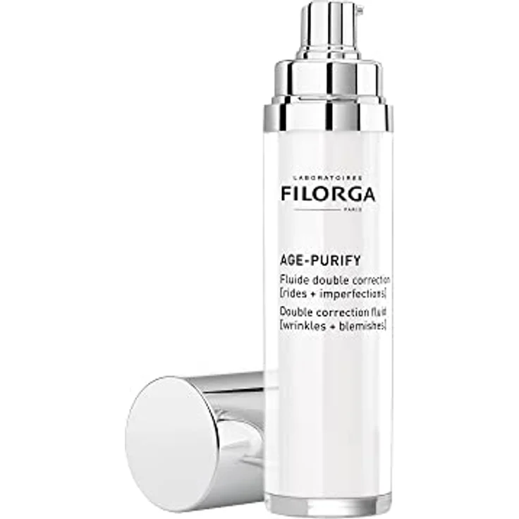 Filorga AGE-PURIFY Gesichtsfluid 50 ml, mit dem Hyaluro-Youth Complex gegen Falten und dem Dermo-Rescue Complex gegen Unreinheiten  – Bild 2
