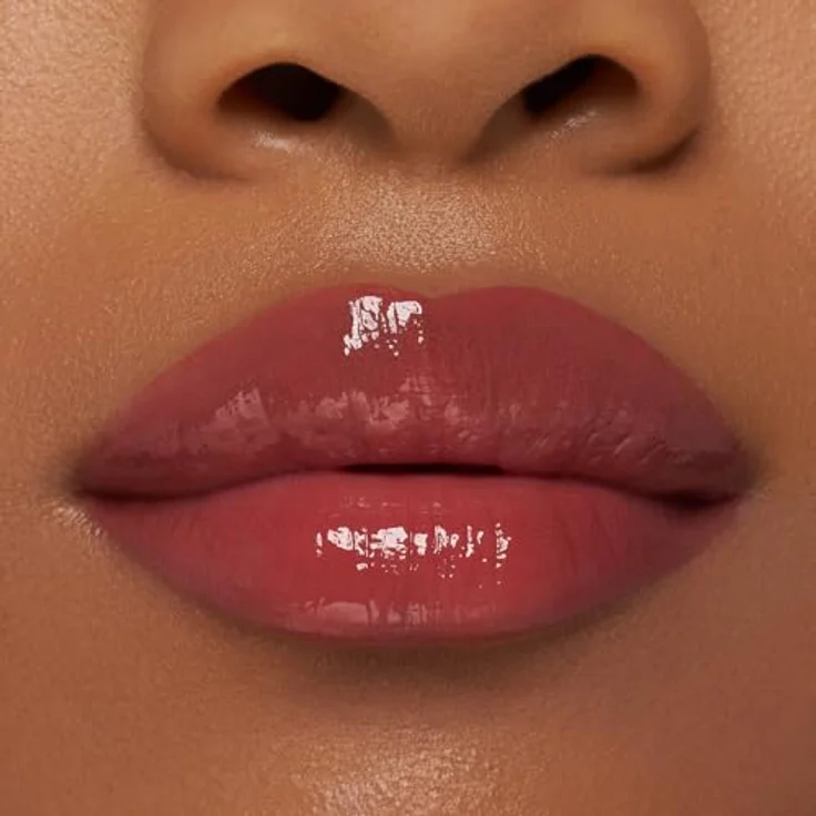 essence GLOSSY GLAZE high shine lipstick, Nr. 05, nude, hochpigmentiert, glänzend, vegan, 3er Pack (3x1.9g) – Bild 5