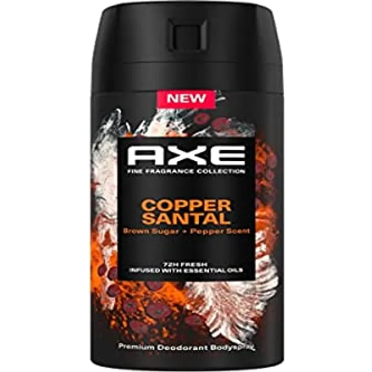 AXE Deodorant für Herren, Kupfer-Sandelholz, Prestige Kollektion, Anti-Transpirant-Spray, 72 Stunden Frische Non-Stop, Sandelholz und Pfeffer, 150 ml