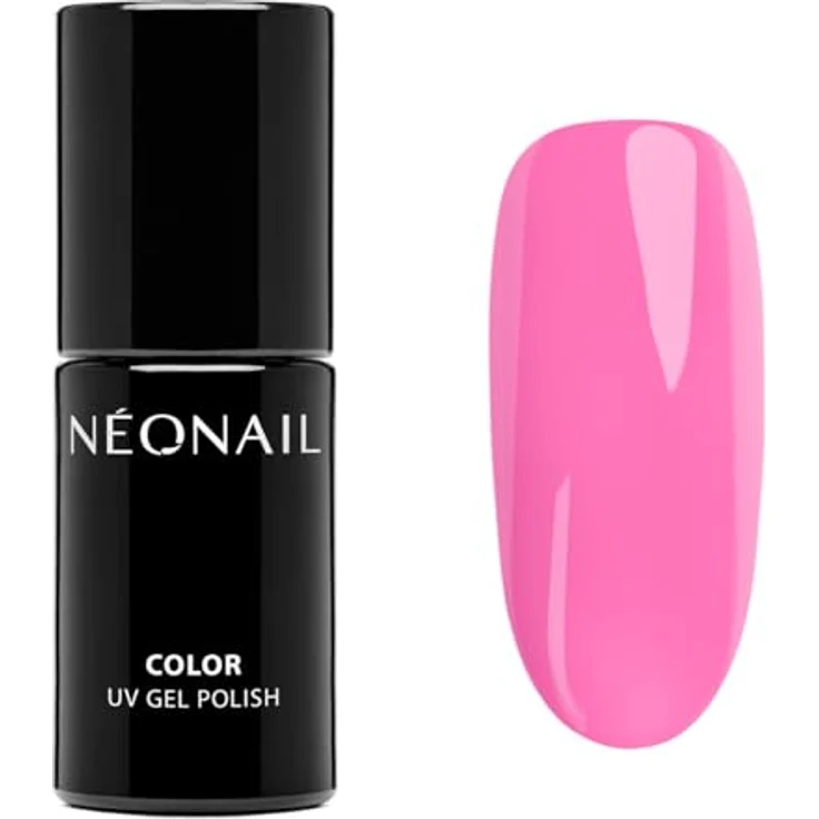NÉONAIL UV Nagellack 7,2 ml - ROSA - Set To Empower - Hochpigmentierter Neon Pink Lack für Gel Nägel, 21 Tage Haltbarkeit, Aushärtung in LED/UV-Lampe – Bild 1