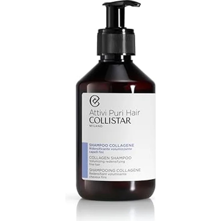 Collistar Kollagen-Shampoo, Dichtes Haar und Volumen, Feines und Dünnes Haar, 250 ml