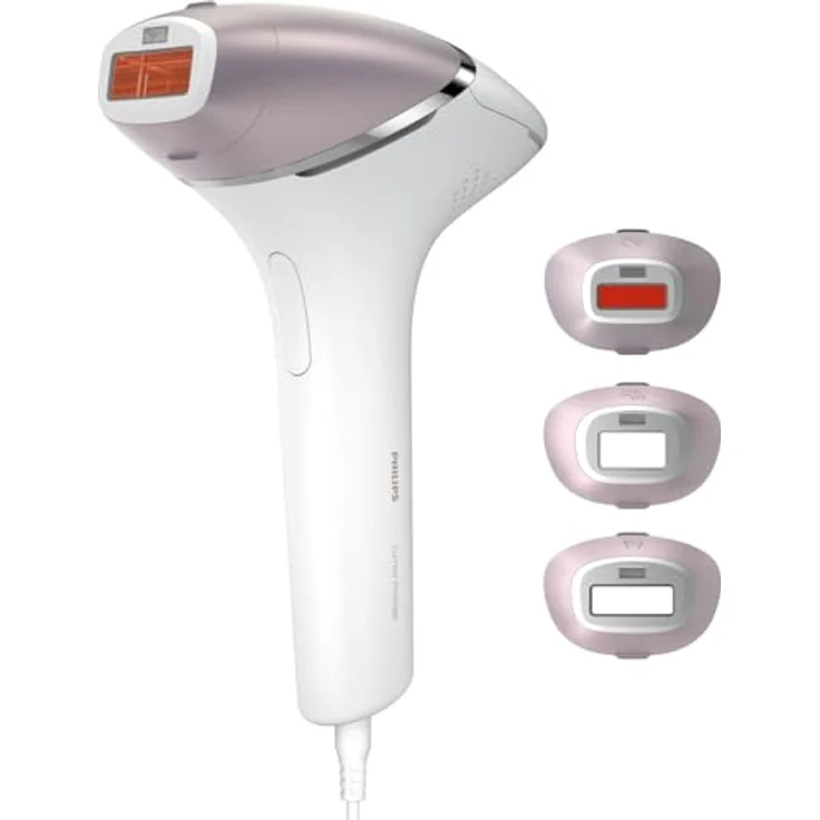 Philips IPL-Haarentferner Lumea S8000 BRI947/00, 450.000 Lichtimpulse, 4 Aufsätze für Achseln, Bikinizone, Körper und Gesicht, mit SenseIQ-Technologie – Bild 1