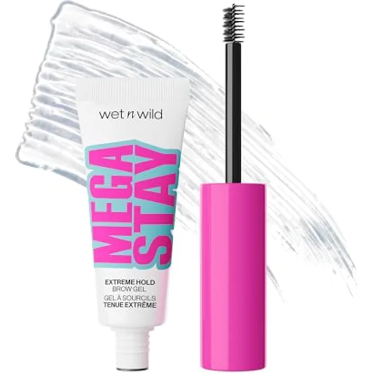 Wet n Wild Mega Stay Extreme Hold Augenbrauen-Gel, 5.6 ml, langanhaltende Fixierung mit Laminierungseffekt, vegan