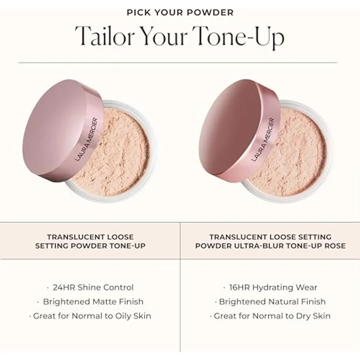 Laura Mercier Translucent Loose Setting Powder, Gesichtspuder in Rosaton, 29 g für makelloses Finish und langanhaltenden Halt – Bild 7