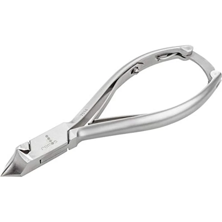 REMOS Nagelzange Kopfschneider, Edelstahl, 14 cm - für dicke Fußnägel mit ergonomischem Griff und runder Schneide – Bild 1