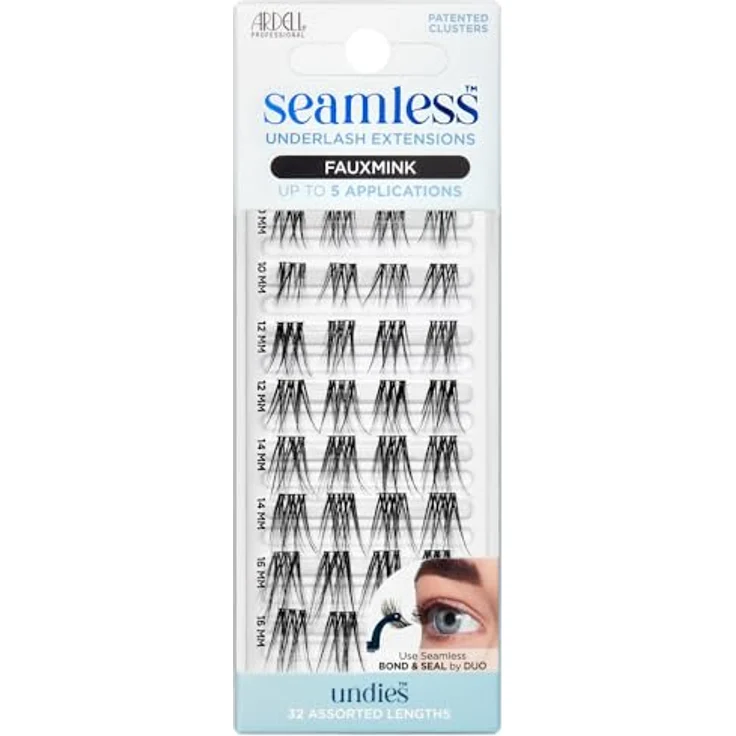 Ardell Refill Faux Mink Künstliche Wimpern, 32 Stück, Verschiedene Längen für dramatischen Blick – Bild 1