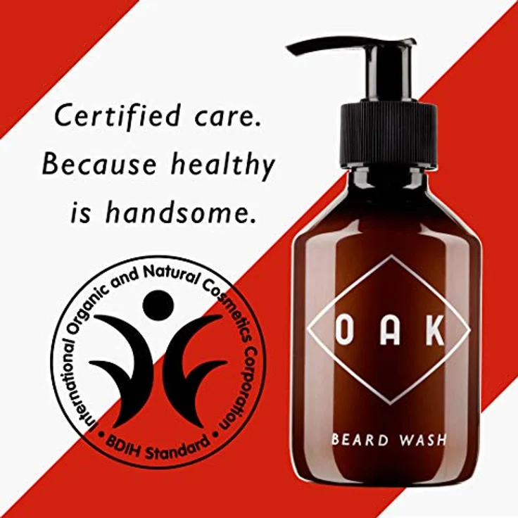 Oak Beard Wash 200 ml, flüssige Textur, für Herren empfohlen  – Bild 3