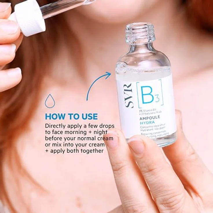 SVR Serum [A] [B3] [C] Ampoule Hydra [B3] 30 ml, mit pflegender Wirkung  – Bild 5