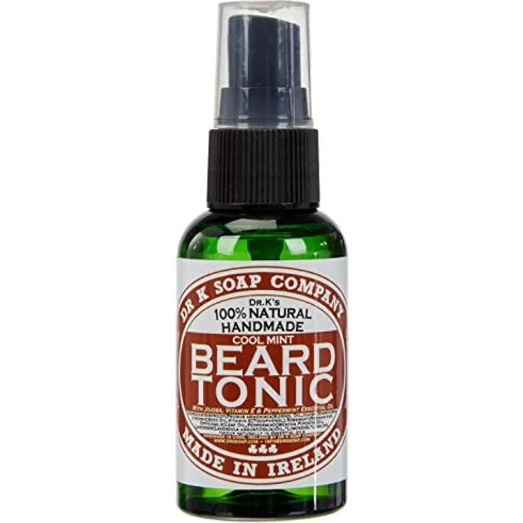 Mr Bear Dr K Beard Tonic Bartöl 50 ml, mit Aprikosenkernöl, Jojoba-Öl und Vitamin E, beruhigt die Haut, 