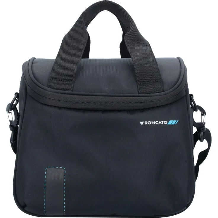Roncato Necessaire Speed Beautycase 27 cm Schwarz (12 l) - Strapazierfähiges Material, 2 Tragegriffe, abnehmbarer Schulterriemen