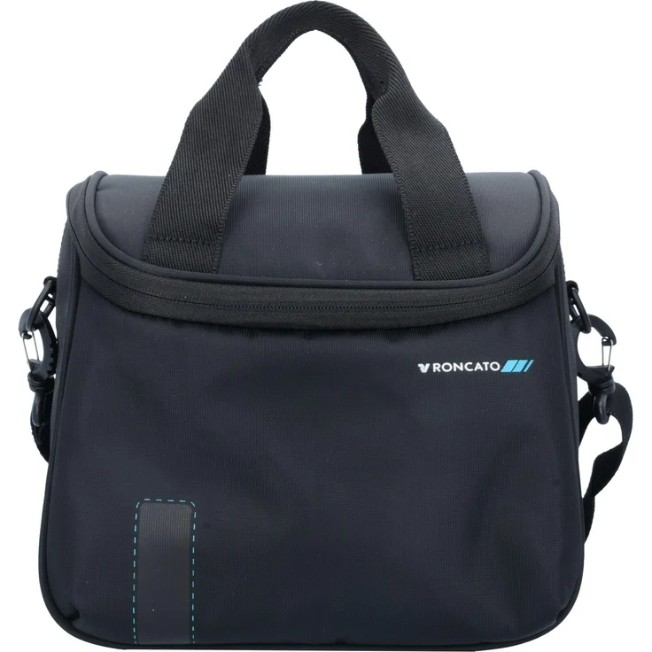 Roncato Necessaire Speed Beautycase 27 cm Schwarz (12 l) - Strapazierfähiges Material, 2 Tragegriffe, abnehmbarer Schulterriemen