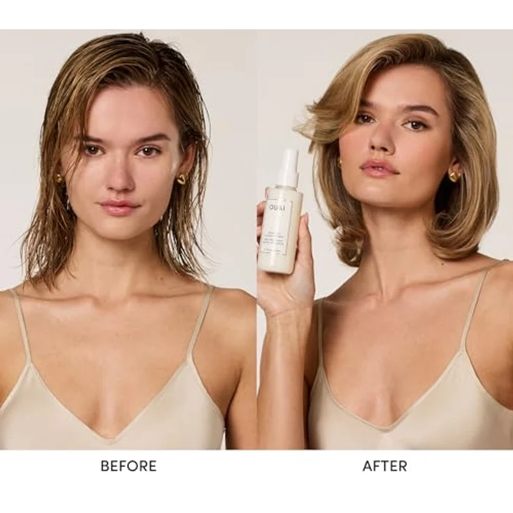 OUAI Haircare Leave-In Conditioner, 40 ml Mini, Spülung ohne Ausspülen für alle Haartypen, schützt vor Hitze/UV-Schäden, reduziert Spliss und Frizz – Bild 2