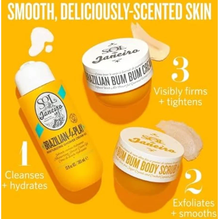SOL DE JANEIRO Brazilian 4 Play Moisturizing Shower Cream-Gel, 400ml – Bild 5