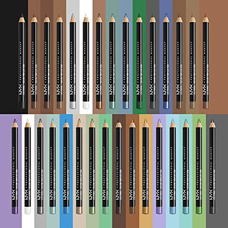 NYX Professional Makeup Eye and Eyebrow Pencil, Präziser Eyeliner in Electric Blue, 1.2 g, abriebfest und farbintensiv – Bild 5