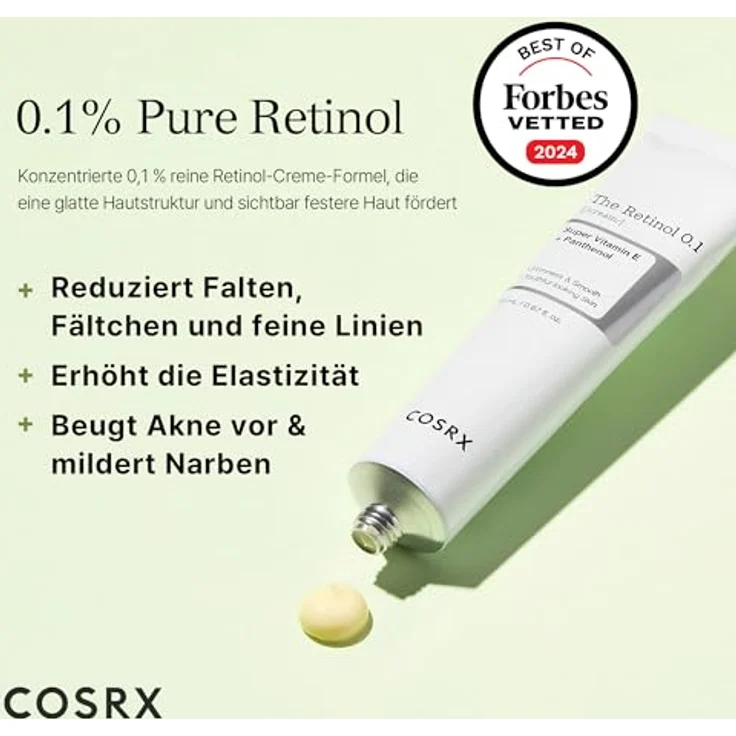 Cosrx Retinol 0.1 Gesichtscreme, feuchtigkeitsspendend und glättend, 20 ml – Bild 4