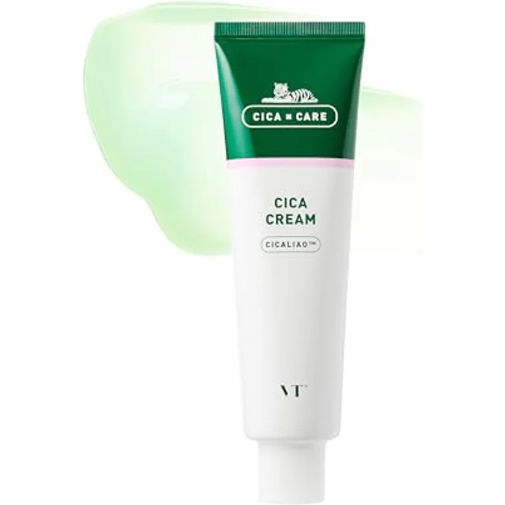 VT COSMETICS Vt Cica Care Reparierende Feuchtigkeitscreme, 50 ml, Gelartige Textur mit Cicaliao und Propolis für alle Hauttypen – Bild 1