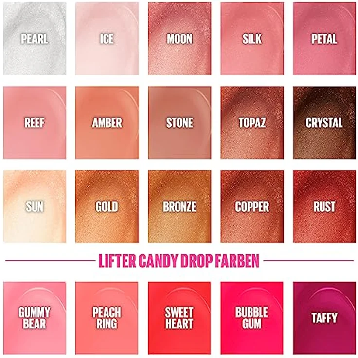 Maybelline New York Glänzender Lipgloss für voller wirkende Lippen, Feuchtigkeitsspendend, Mit Hyaluronsäure, Lifter Gloss Candy Drop, Farbe: Nr. 021 Gummy Bear (Rose), 1 x 5,4 ml – Bild 5