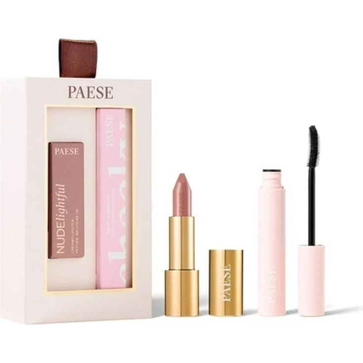 Paese Aspetto Nudo Impertinente, Mascara in Schwarz, 9 ml - Volumenaufbau ohne Verkleben, spezielle Bürste für gleichmäßige Trennung und Abdeckung