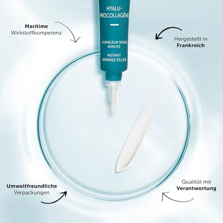 Thalgo Hyalu-Procollagen Instant Wrinkle Filler, Gesichtsserum zur Hautkorrektur, 15 ml, glättet Falten und verleiht Elastizität – Bild 3