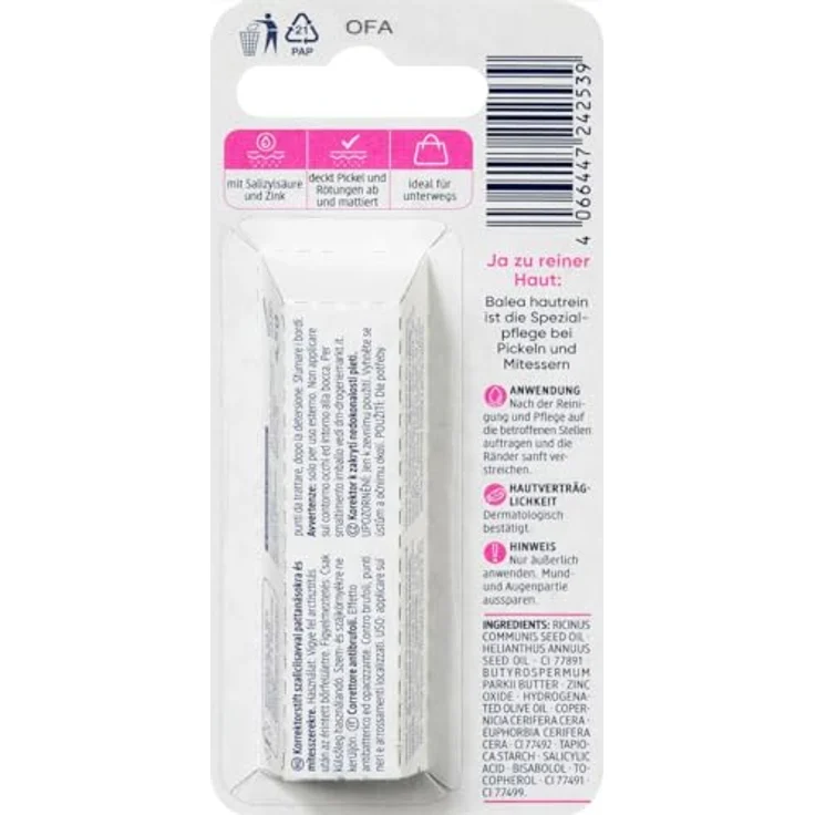 Balea Soft & Clear Abdeckstift, Concealer in Farbe 10, 4,5 g – Bild 4