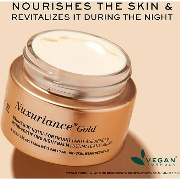 Nuxe Nuxuriance Gold Baume Nuit Nutri-Fortifiant Creme 50 ml – Bild 3