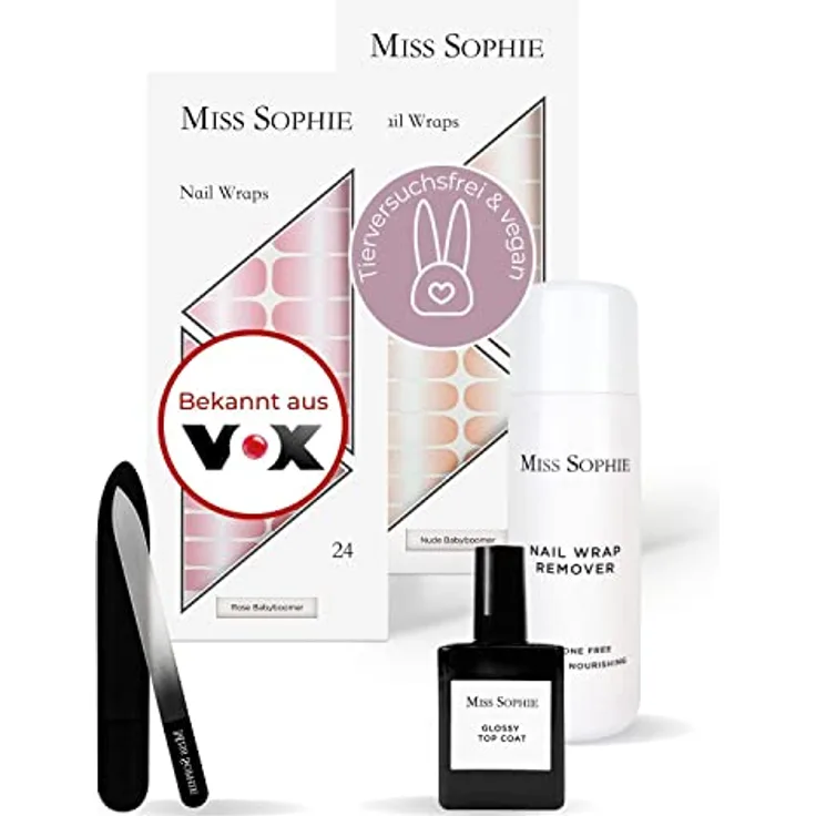 Miss Sophie's Starter Set Rose Babyboomer & Nude Babyboomer Nagelpflegeset 1 Stk