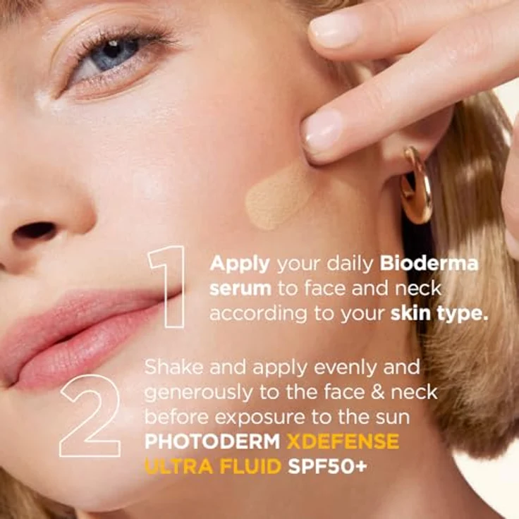 NAOS Bioderma Photoderm XDefense Ultra-Fluid Farbton 01, LSF 50+, 40 ml - Sonnenschutz mit DETOX-Formel, ultra-flüssige Textur und aktive Abwehr – Bild 5