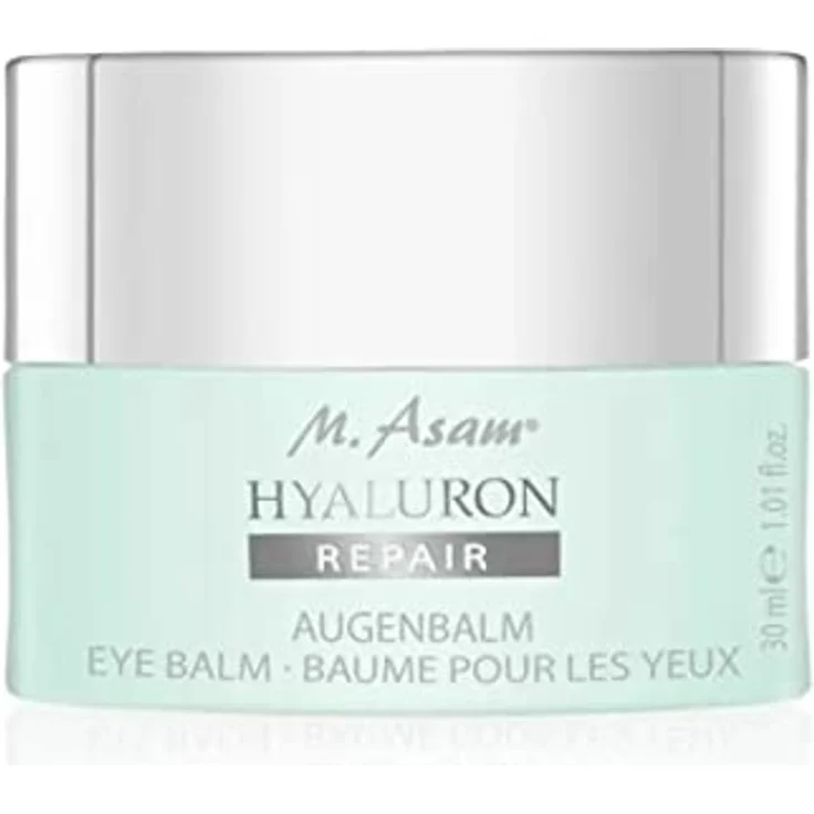 M Asam HYALURON REPAIR Augenbalsam (30ml) – Augencreme Mit Hyaluron-Repair-Komplex; Linien & Falten Werden Sichtbar Aufgepolstert, Ceramide & Moringa-Öl pflegen die Augenpartie – Bild 1