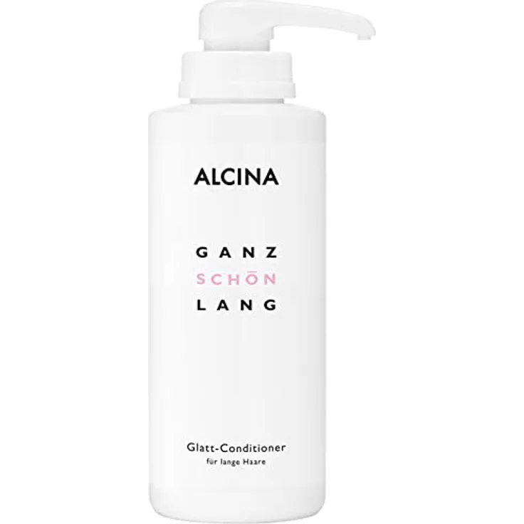 ALCINA Ganz Schön Lang Glatt-Conditioner | 500 ml | verleiht Glanz, glättet die Haarstruktur, verbessert die Kämmbarkeit, pflegt dein Haar