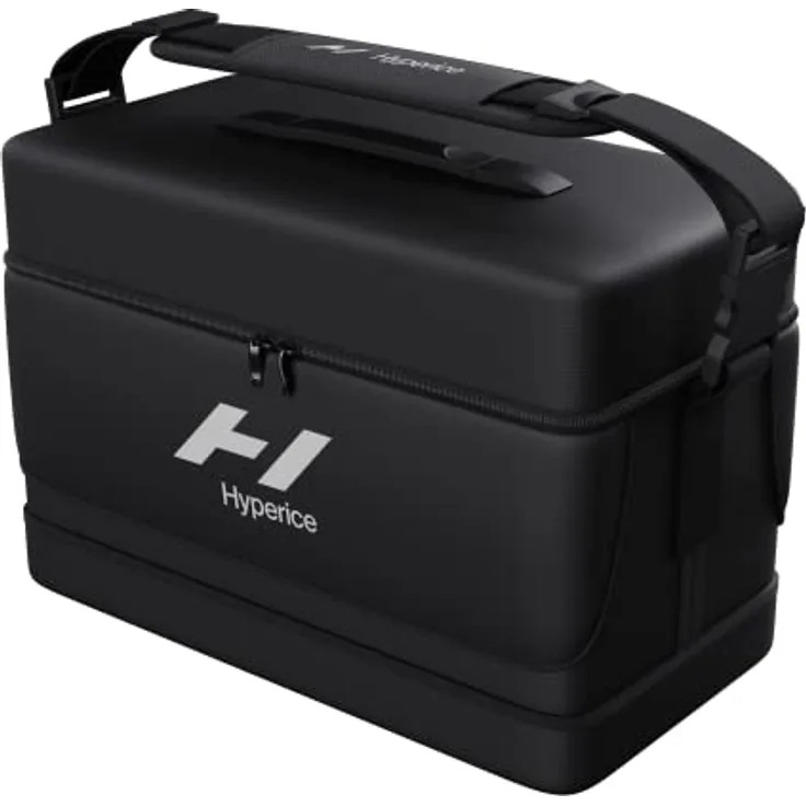 Hyperice 3 Carry Case Black, gepolsterte Tragetasche für Normatec Produkte mit Netz-Tasche und Reißverschluss