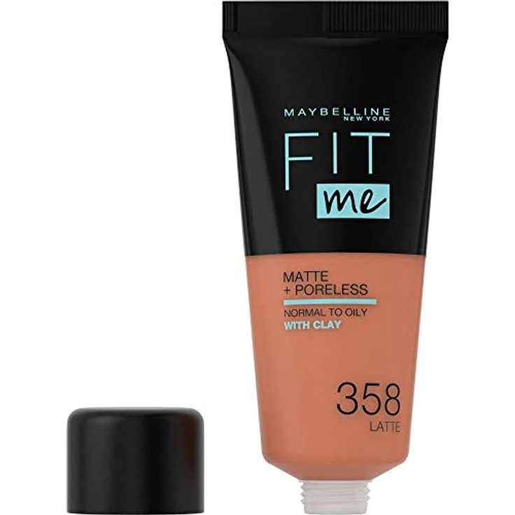 Maybelline New York Fit me! Matte & Poreless Make-up Nr. 358 Latte, 30 ml – Bild 2