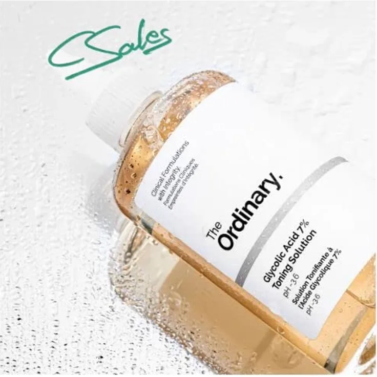 The Ordinary Direct Acids Glycolic Acid 7% Toning Solution Gesichtspeeling 240 ml mit hauterneuernder Wirkung