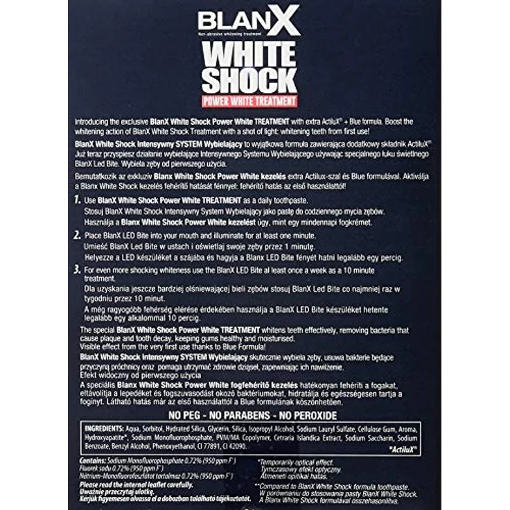 BlanX White Shock Power White Treatment 50ml Toothpaste Unisex – Bild 5