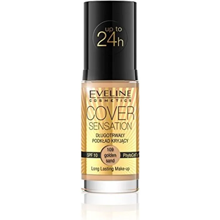 Eveline Cover Sensation Foundation 109-Golden Sand 30ml