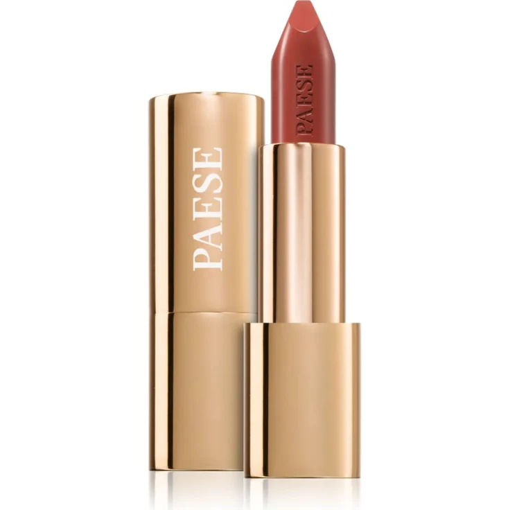 Paese NudeLightful Lipstick, cremiger Lippenstift in Farbton 403 Peach Pie, 4.5 g, langanhaltende und matte Farbe mit befeuchtender Textur
