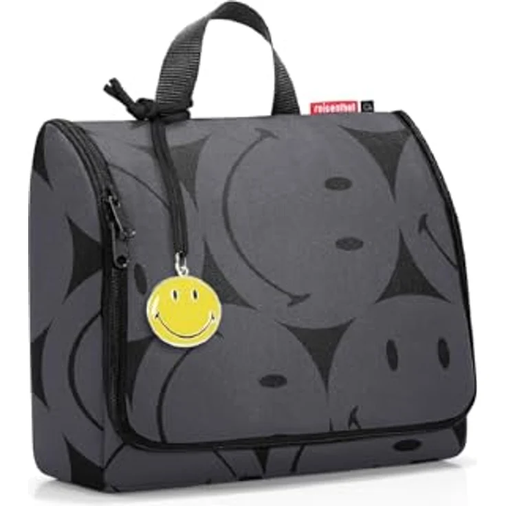 REISENTHEL® Kulturbeutel toiletbag XL, geräumige Waschtasche mit 1 Hauptfach, 4 Stecktaschen, Haken und Spiegel, reißfestes Polyester, blau – Bild 2