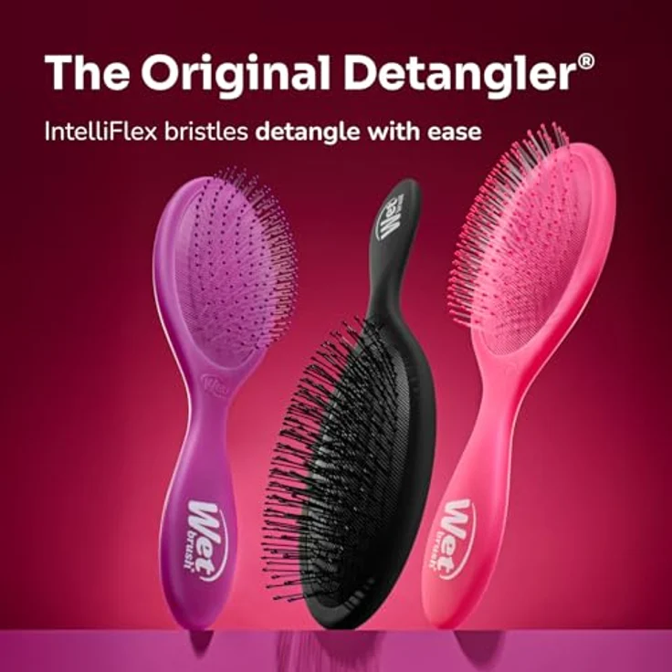 Wet Brush Safari Detangler Tiger Haarbürste - Original Entwirrer mit IntelliFlex-Borsten, schmerzlos und für alle Haartypen geeignet – Bild 11