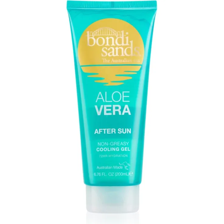 Bondi Sands Aloe Vera After Sun Kühlgel, 200 ml - feuchtigkeitsspendende After-Sun-Pflege für Damen, beruhigt und regeneriert die Haut