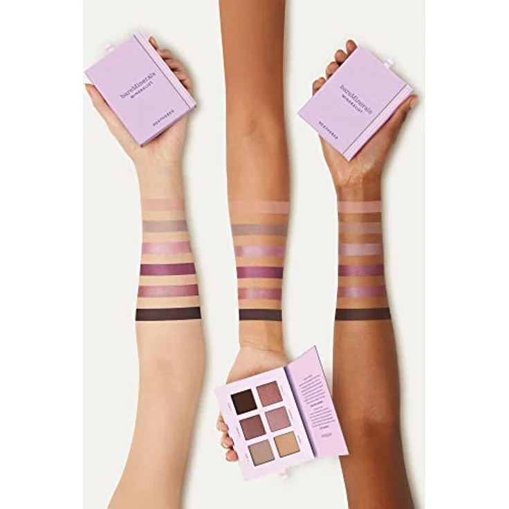 bareMinerals Mineralist Eyeshadow Palette, Lidschatten Palette mit 6 mineralischen Tönen für Damen, 7,8 g - inspirierte Farben wie Rosenholz und Violett – Bild 2