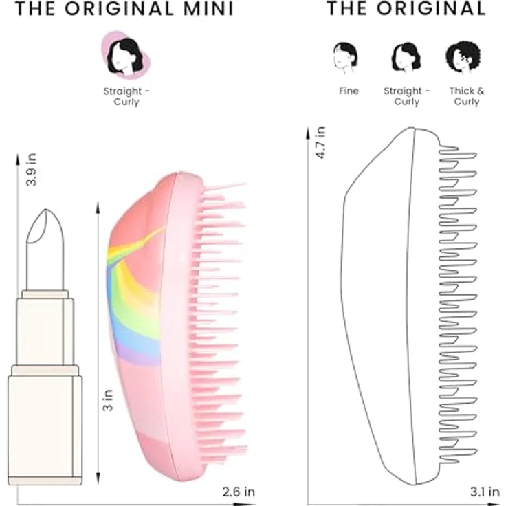 Tangle Teezer Bürste Salon Elite Bürste Wet & Dry Rainbow The Unicorn – Bild 7