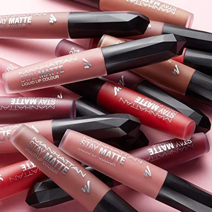 Manhattan Cosmetics Stay Matte Liquid Lip Colour 105 Raw Kiss, 5,5 ml – Bild 3