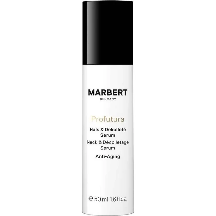 Marbert Profutura Hals & Dekollete Serum, Anti-Aging-Creme für alle Hauttypen, 50 ml, strafft und glättet Falten
