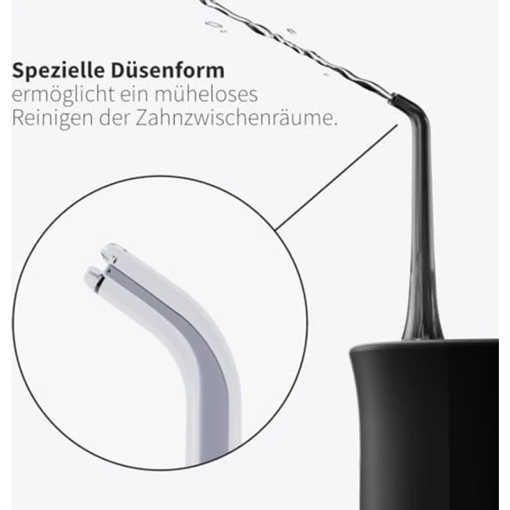 Zahnheld Aufsteckbürsten Zahndusche Ersatzdüsen Basic, für Zahnheld Munddusche Aquadent, 3 Stück, Weiß, effektive Reinigung der Zahnzwischenräume, hygienisch und langlebig – Bild 6