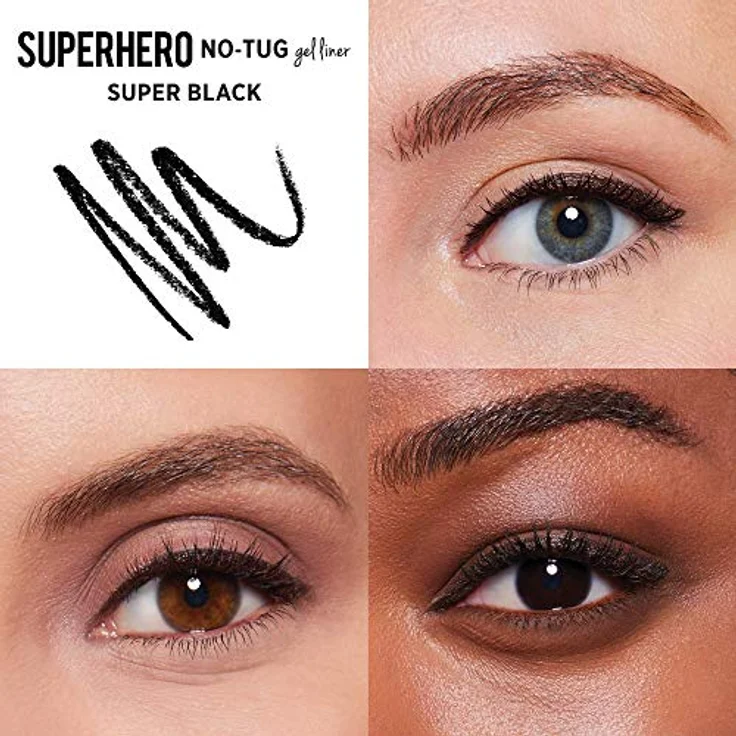 SUPERHERO NO-TUG Eyeliner #super schwarz 1,2 g – Bild 2